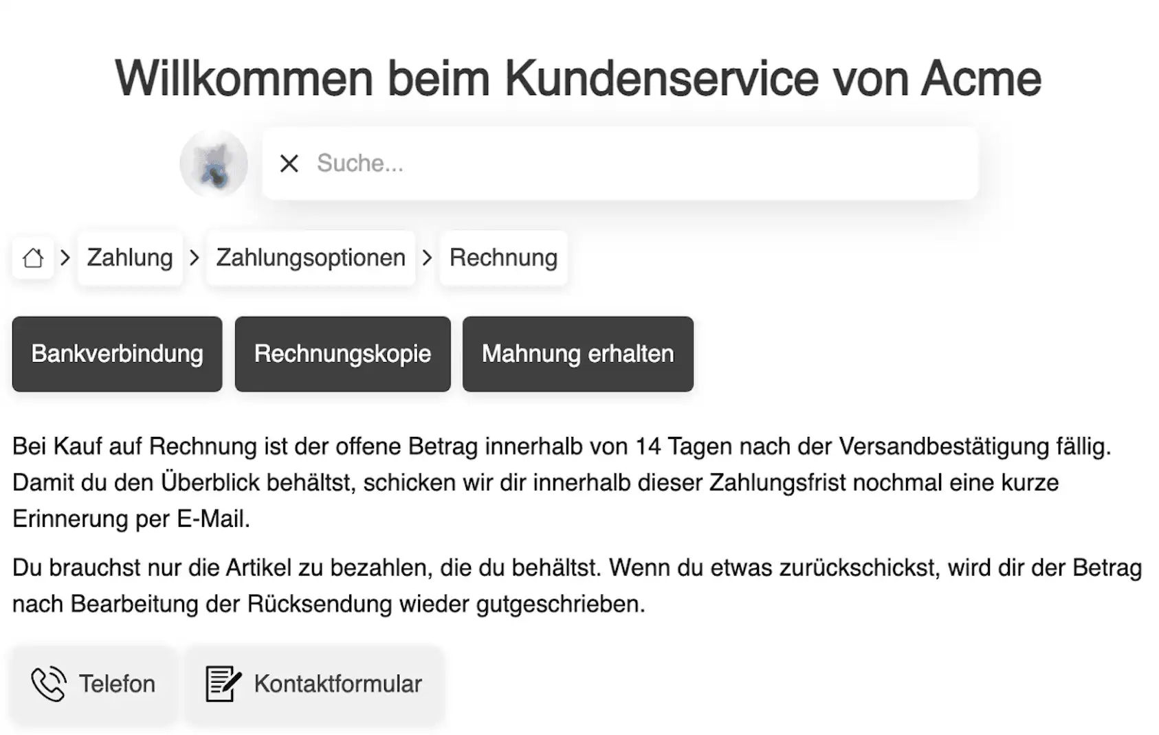 branchly Navigator Interface Vorschau