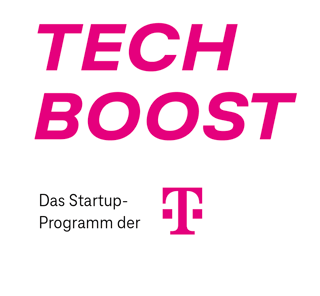 Logo Telekom TechBoost – Startup-Förderprogramm der Deutschen Telekom